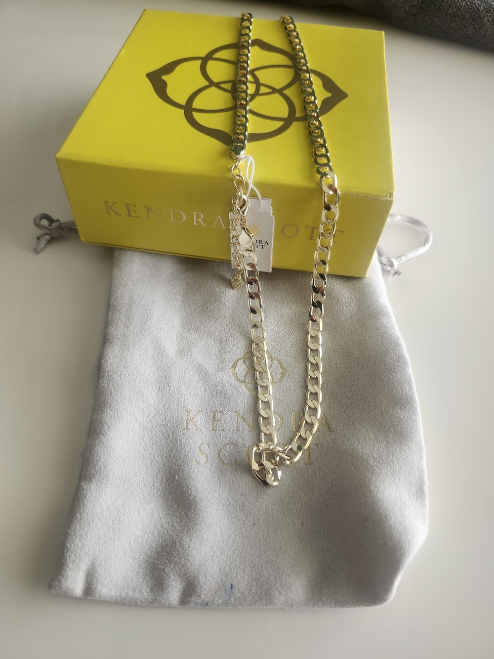 Kendra Scott Gold Ronnie Chain Necklace- NEW